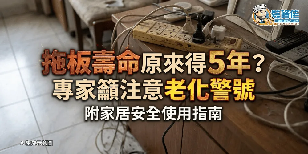 【家居安全】拖板壽命原來得5年? 專家籲注意老化警號 附家居安全使用指南 - 1